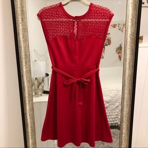 NWOT Rock Steady Red Heart Dress
